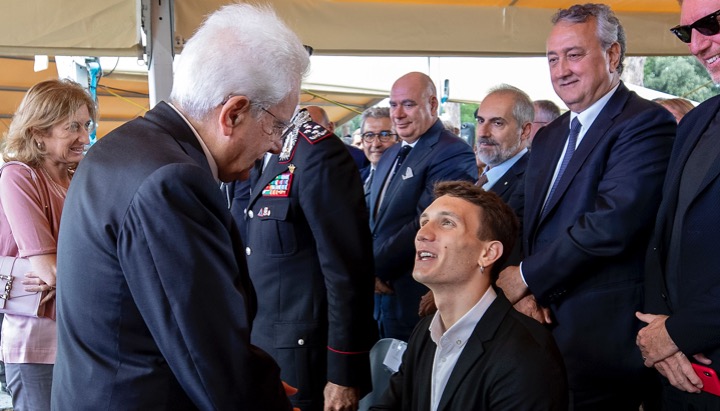 Scopri di più sull'articolo Sergio Mattarella incontra Manuel Bortuzzo