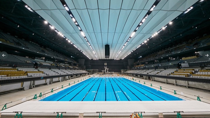 Scopri di più sull'articolo Sul piano vasca del Tokyo Aquatics Centre (video)