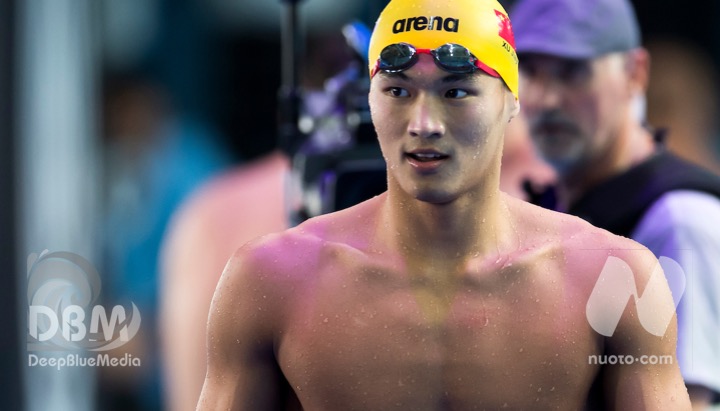 Xu Jiayu devolve il montepremi della Champions Swim Series