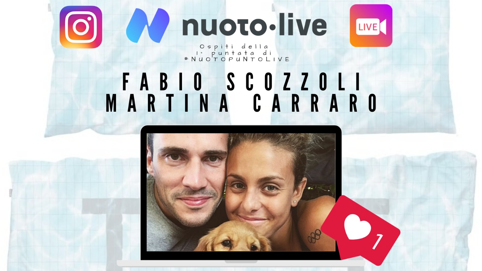 Scopri di più sull'articolo Carraro e Scozzoli live su Instagram per Nuotopuntolive