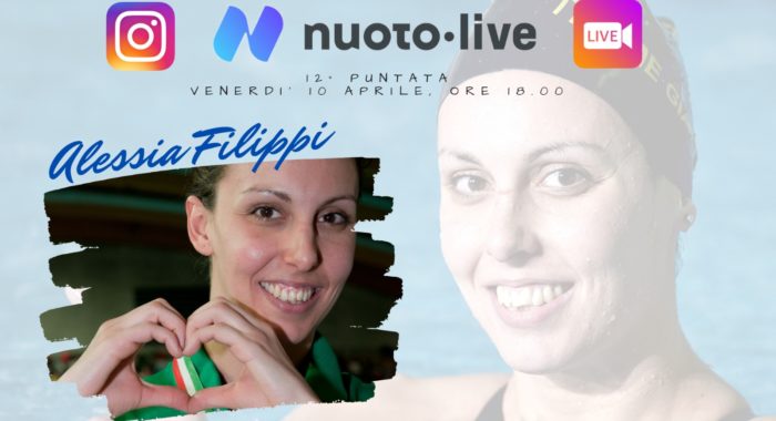 #Nuotopuntolive, 12° puntata. Alessia Filippi: “Mondiali di Roma: partecipare e vincere nella mia città è stato un sogno.”