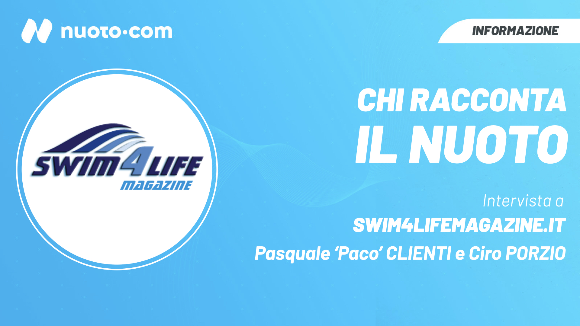 Scopri di più sull'articolo Chi racconta il nuoto – Intervista a Swim4lifemagazine.it