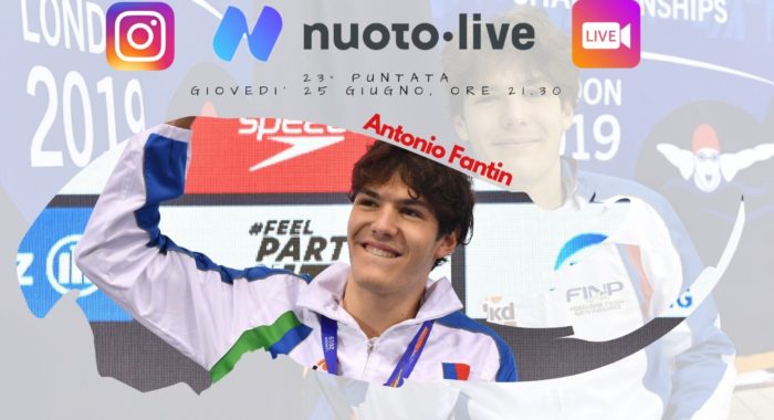 Nuotopuntolive, 23° puntata. Antonio Fantin: “Vincere e poi confermarsi, due emozioni diverse”