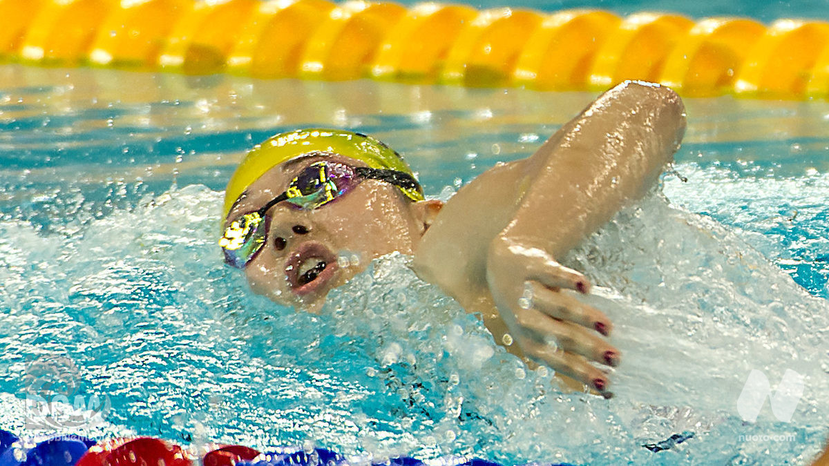 Trials Hong Kong. Siobhan Haughey 53.34 nei 100 e 1.55.81 nei 200 stile libero. (Video)