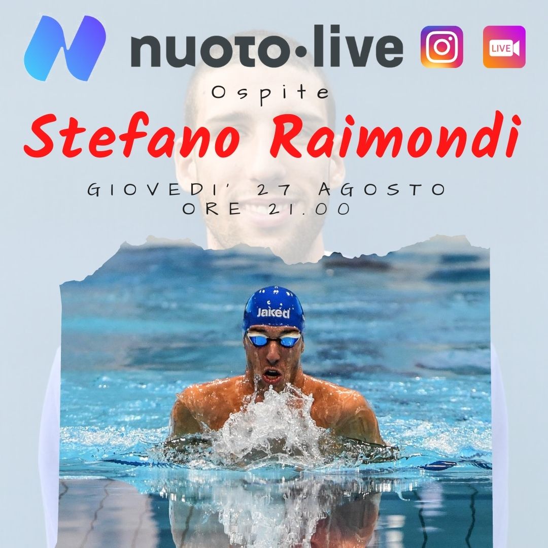 Stefano Raimondi su Instagram per Nuotopuntolive