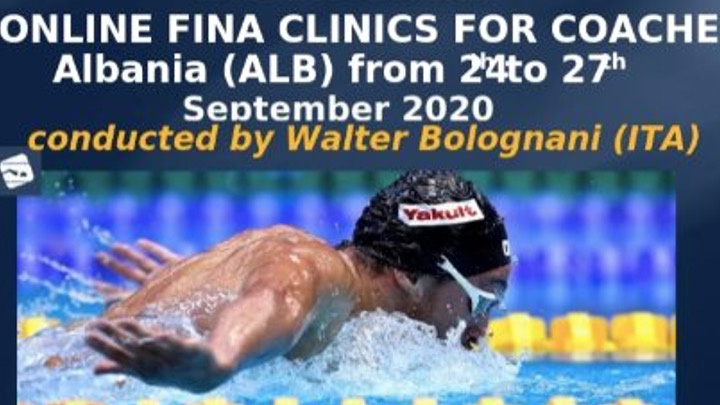 Walter Bolognani conduce il Clinic FINA per gli allenatori dell’Albania