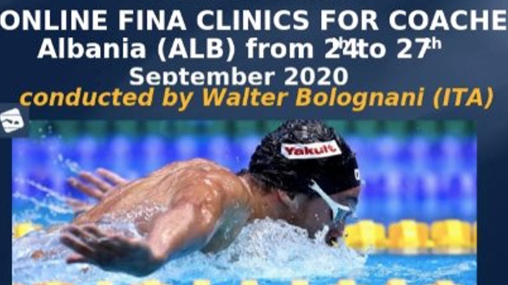 Scopri di più sull'articolo Walter Bolognani conduce il Clinic FINA per gli allenatori dell’Albania