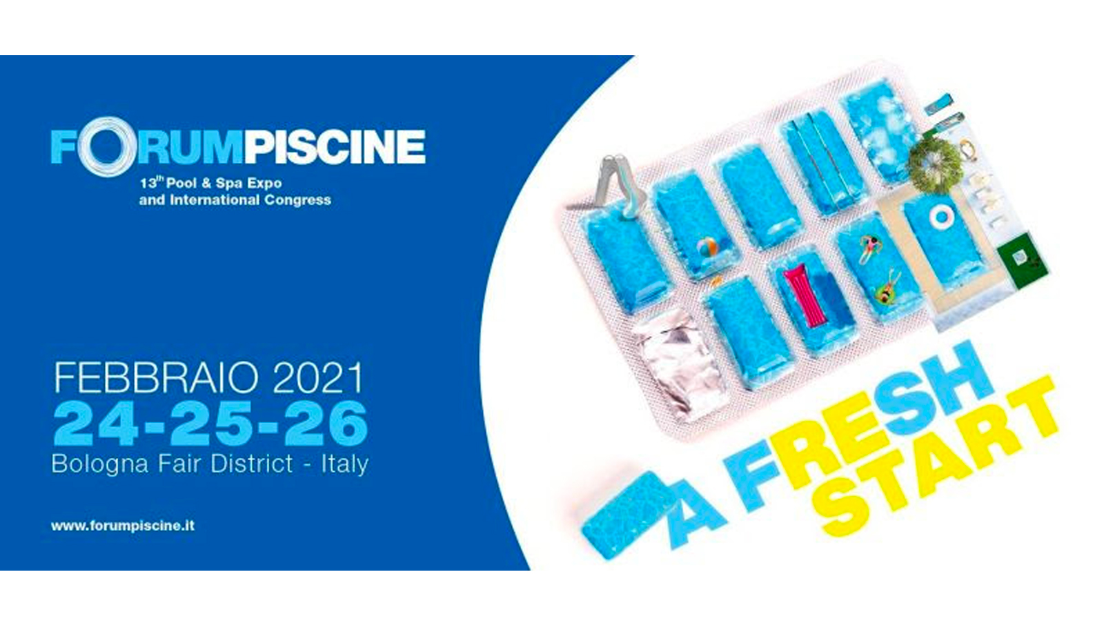 Forum Piscine 2021: area expo, live show e congresso internazionale