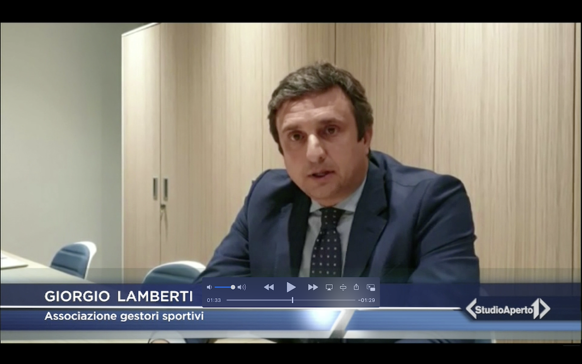 Lamberti a Studio Aperto: “Lo sport ha dimostrato responsabilità. Non siamo dilettanti allo sbaraglio. Non meritiamo l’ultimatum”