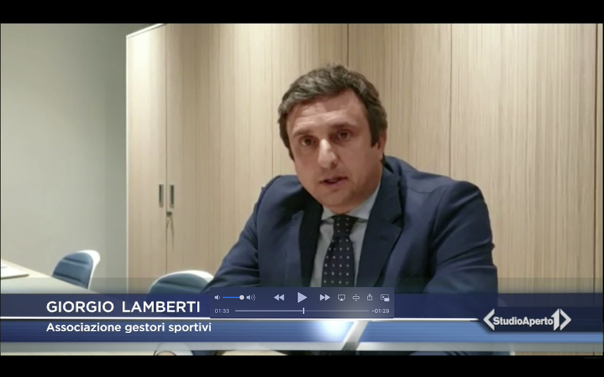 Scopri di più sull'articolo Lamberti a Studio Aperto: “Lo sport ha dimostrato responsabilità. Non siamo dilettanti allo sbaraglio. Non meritiamo l’ultimatum”