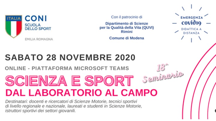 Scopri di più sull'articolo Scienza e Sport: dal laboratorio al campo. SRdS Emilia Romagna