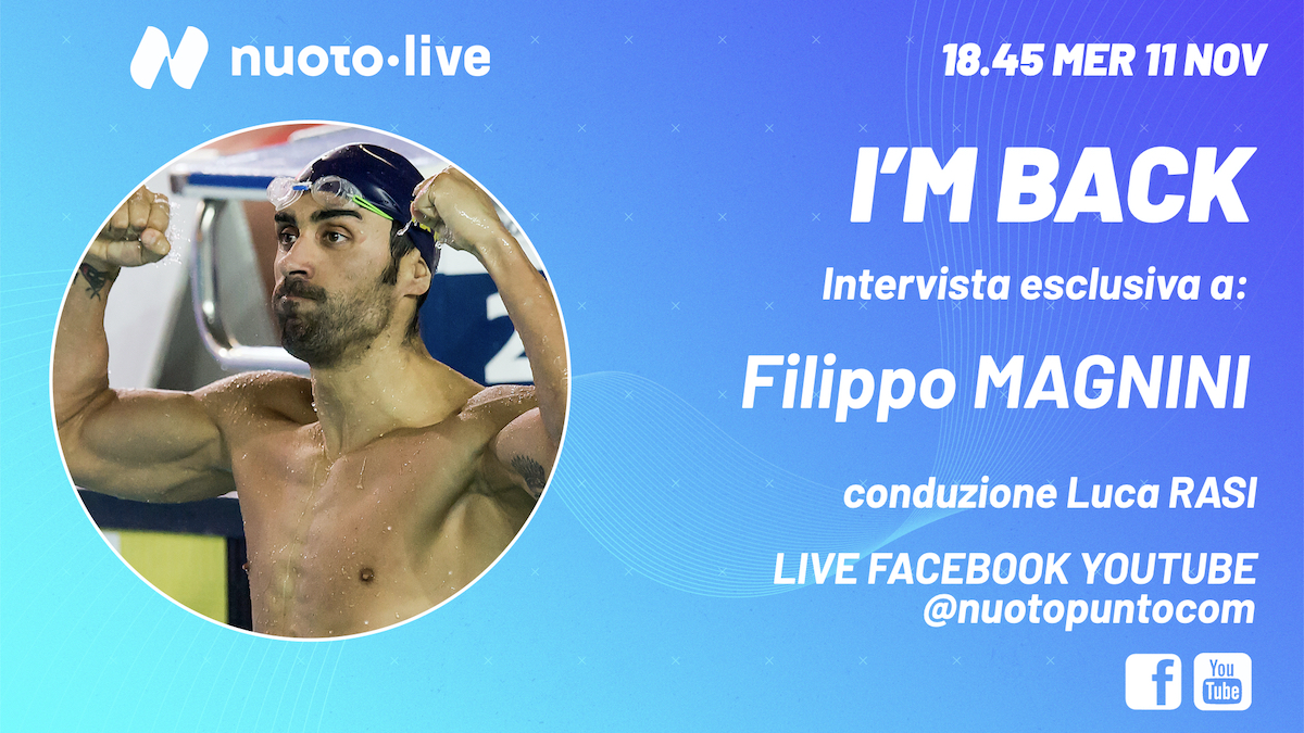 Filippo Magnini: #ReMagnoIsBack. Intervista esclusiva live per Nuoto•com