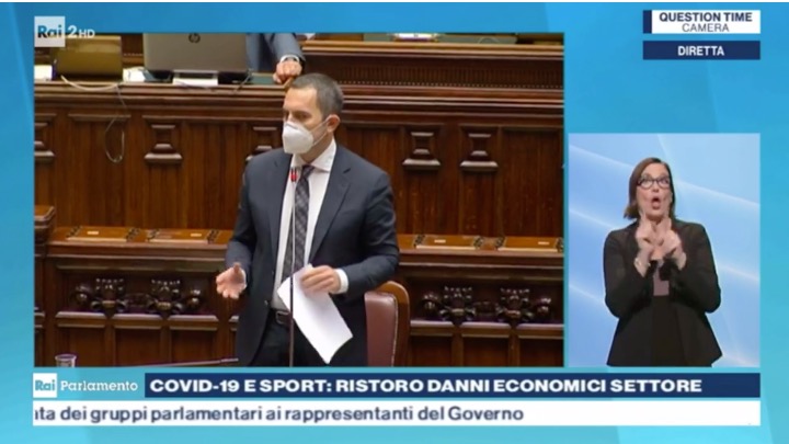 Question time. Stop dell’attività sportiva di base. Spadafora risponde. (Video)