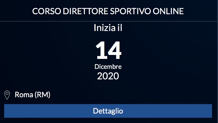 SIT. Corso Direttore Sportivo online