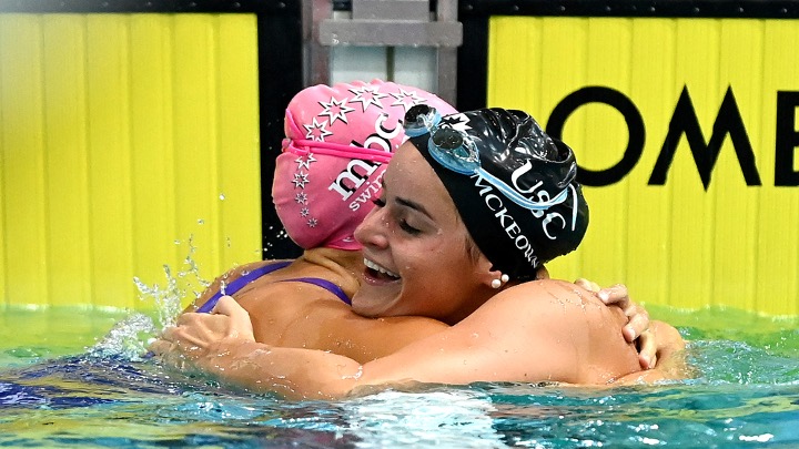 Ancora Kayle McKeown, sotto i 58″ nei 100 dorso (57.93). Record continentale. Ottimi crono da Brisbane.