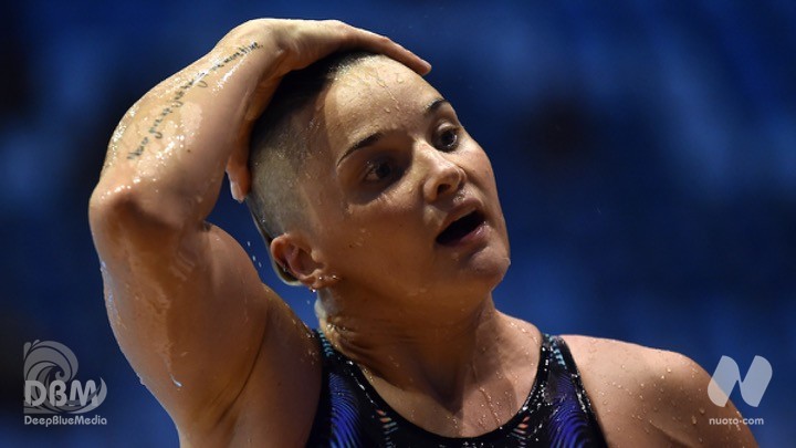 Campionati Francia. Vincitori giorno 3.  Mélanie Henique RN Francia. Anastasia Kirpichnikova RN Russia.