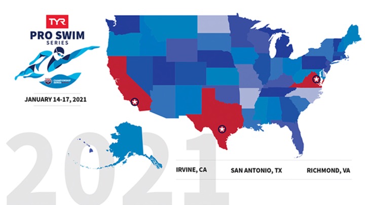 Scopri di più sull'articolo USA Swimming. TYR Pro Swim Series con la formula multi-site