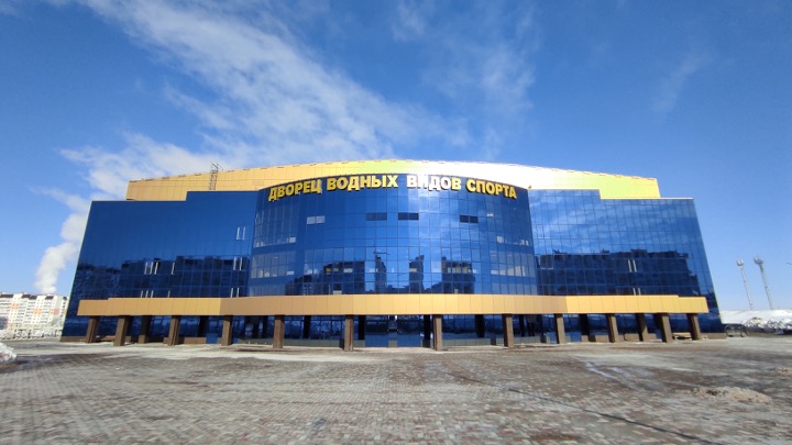 Russia. Il nuovo Aquatics Palace di Saratov.