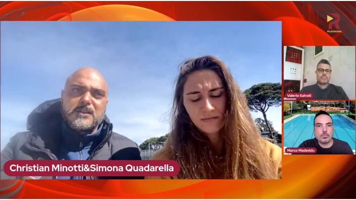 Simona Quadarella e Christian Minotti per PlayRoma (Video)