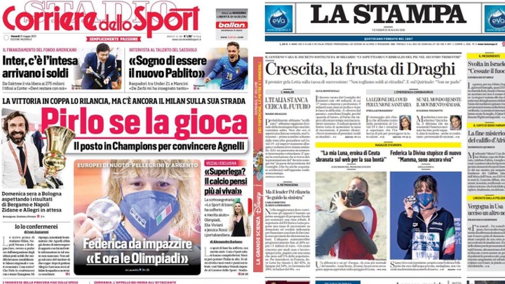 Scopri di più sull'articolo Le prime pagine per l’argento di Federica Pellegrini