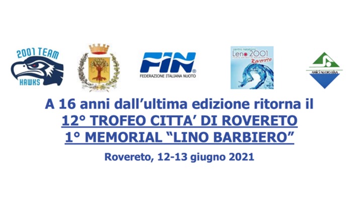 12° Trofeo Città di Rovereto – 1° Memorial Lino Barbiero. Risultati