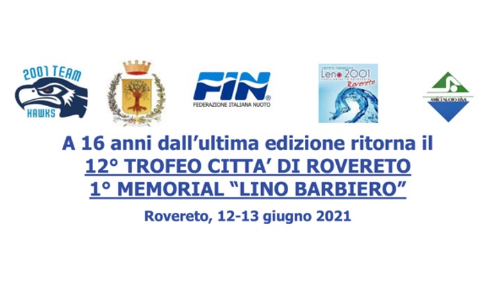 Scopri di più sull'articolo 12° Trofeo Città di Rovereto – 1° Memorial Lino Barbiero. Risultati