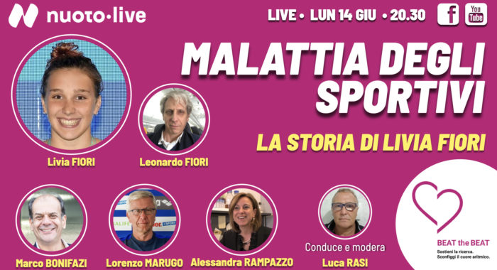 Sogno, incubo e risveglio. Livia Fiori e la malattia degli sportivi – Live con Bonifazi, Marugo, Rampazzo lunedì 14 giugno.