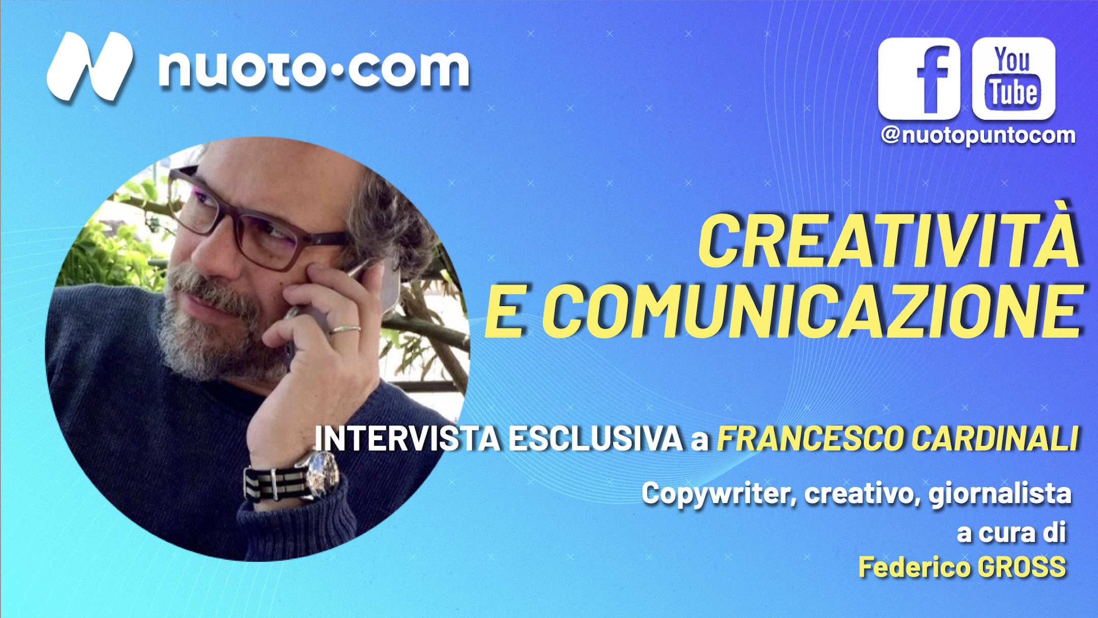 Creatività e comunicazione, Francesco Cardinali: “Portare il nuoto in acque aperte”