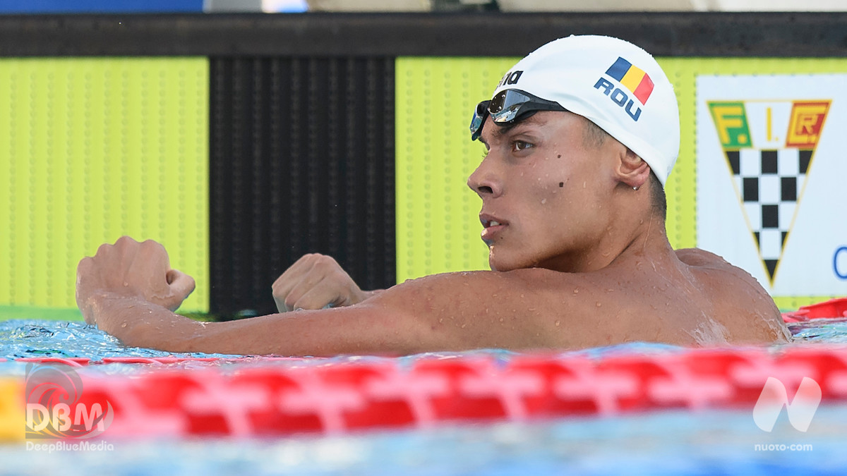 Campionati di Romania conclusi. Day 5. David Popovici vince I 100 farfalla (52.30).
