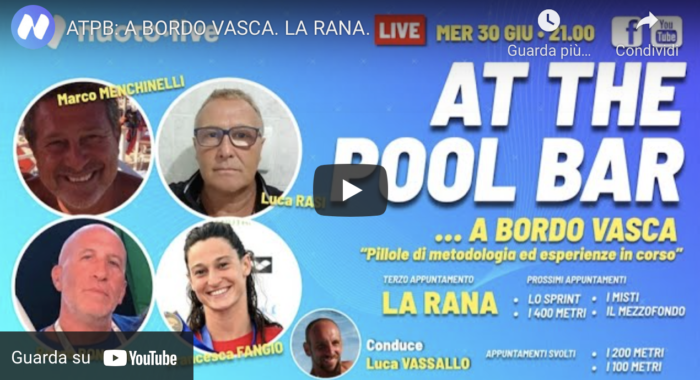 At The Pool Bar. “… A bordo vasca. LA RANA”. Disponibile la terza puntata