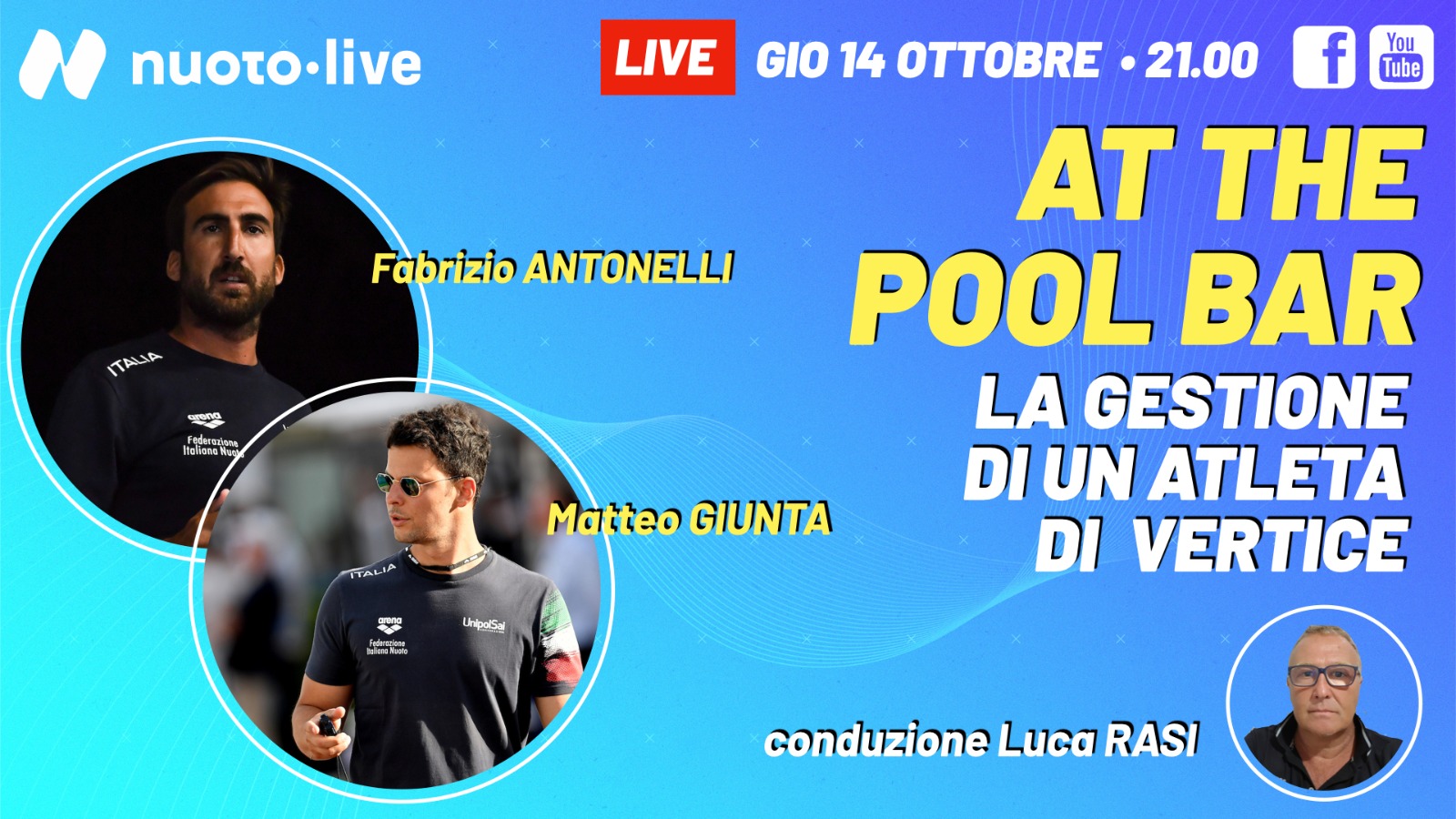 At the Pool Bar: si riapre… Con Fabrizio Antonelli e Matteo Giunta