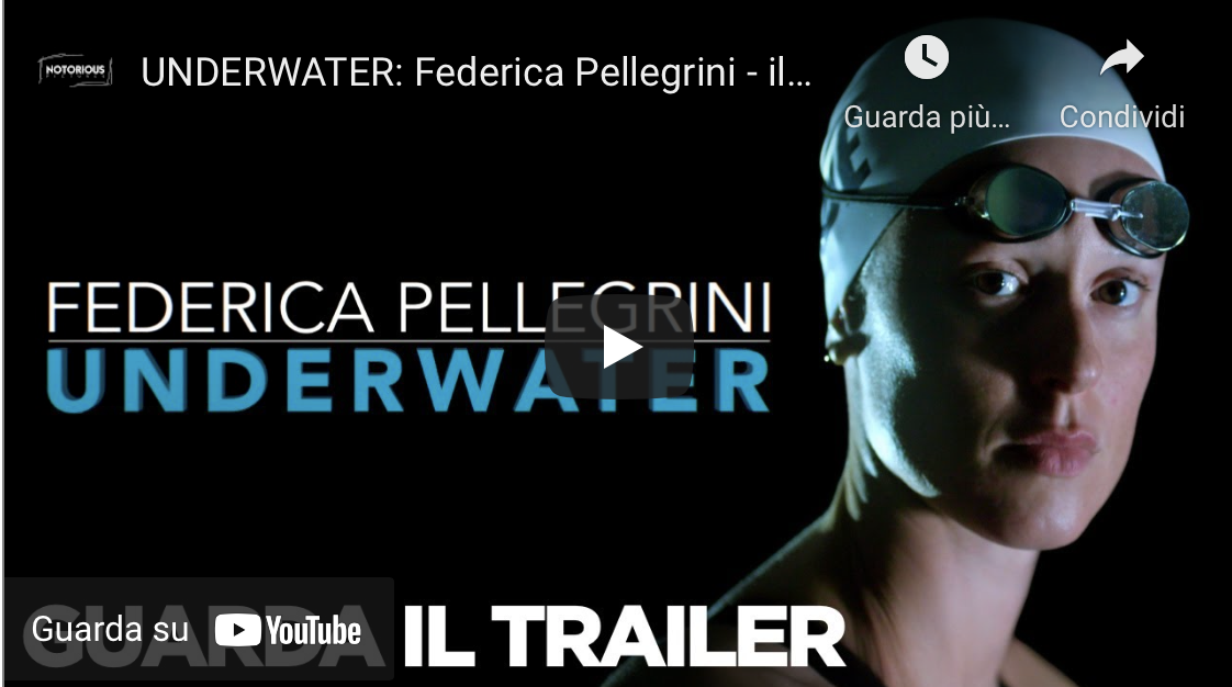 Underwater – Federica Pellegrini. Dal 20 gennaio su Prime Video