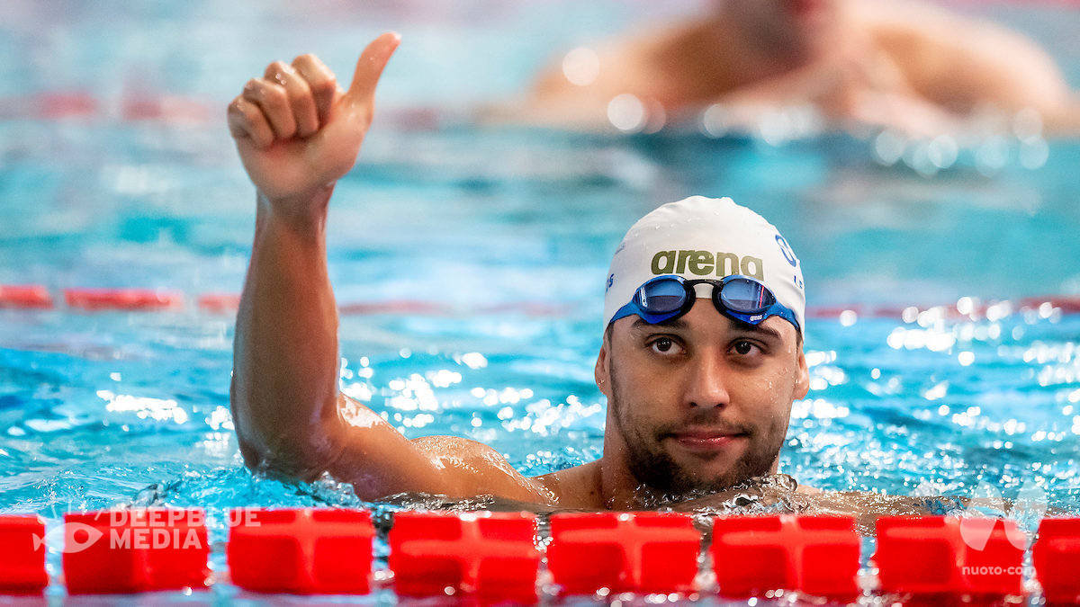 Campionati Sudafrica. Giorno 4. Chad Le Clos: 100 farfalla (51.37). Lara van Niekerk: 50 rana (29.78).