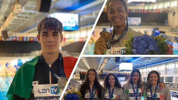 EuroJunior Day 3. Argento per Simone Spediacci e 4×200 femminile, bronzo per Sara Curtis.