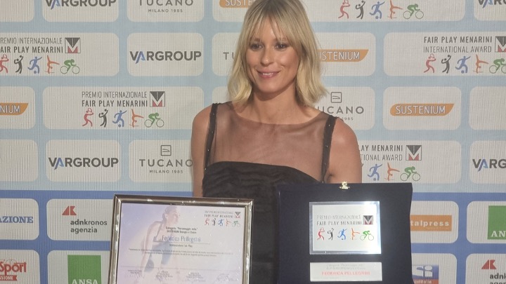 Federica Pellegrini e Ian Thorpe al XXVI Premio Internazionale Fair Play Menarini