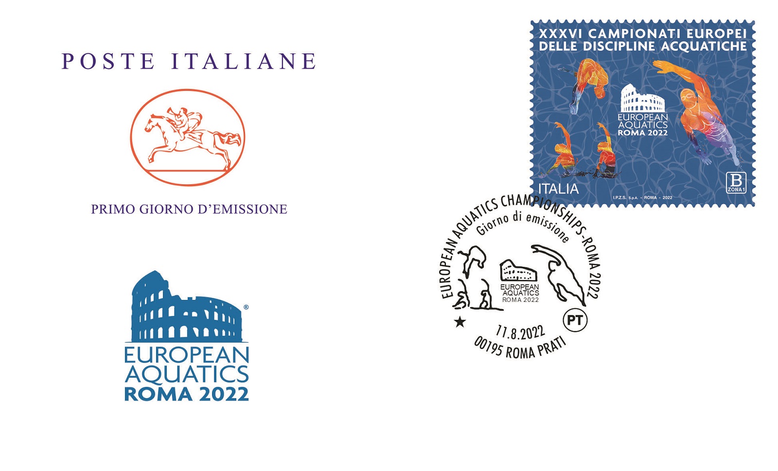 Il francobollo per l’Europeo di Roma