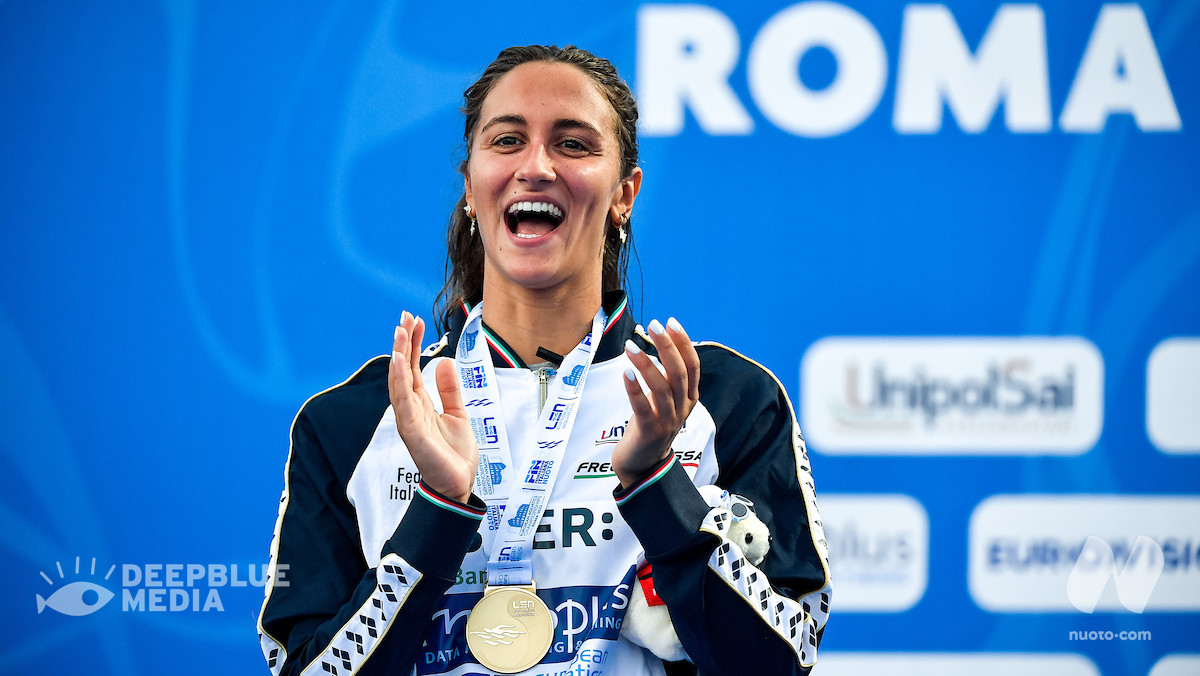 Simona Quadarella e Christian Minotti: “Vincere in casa è un’emozione veramente grande”.