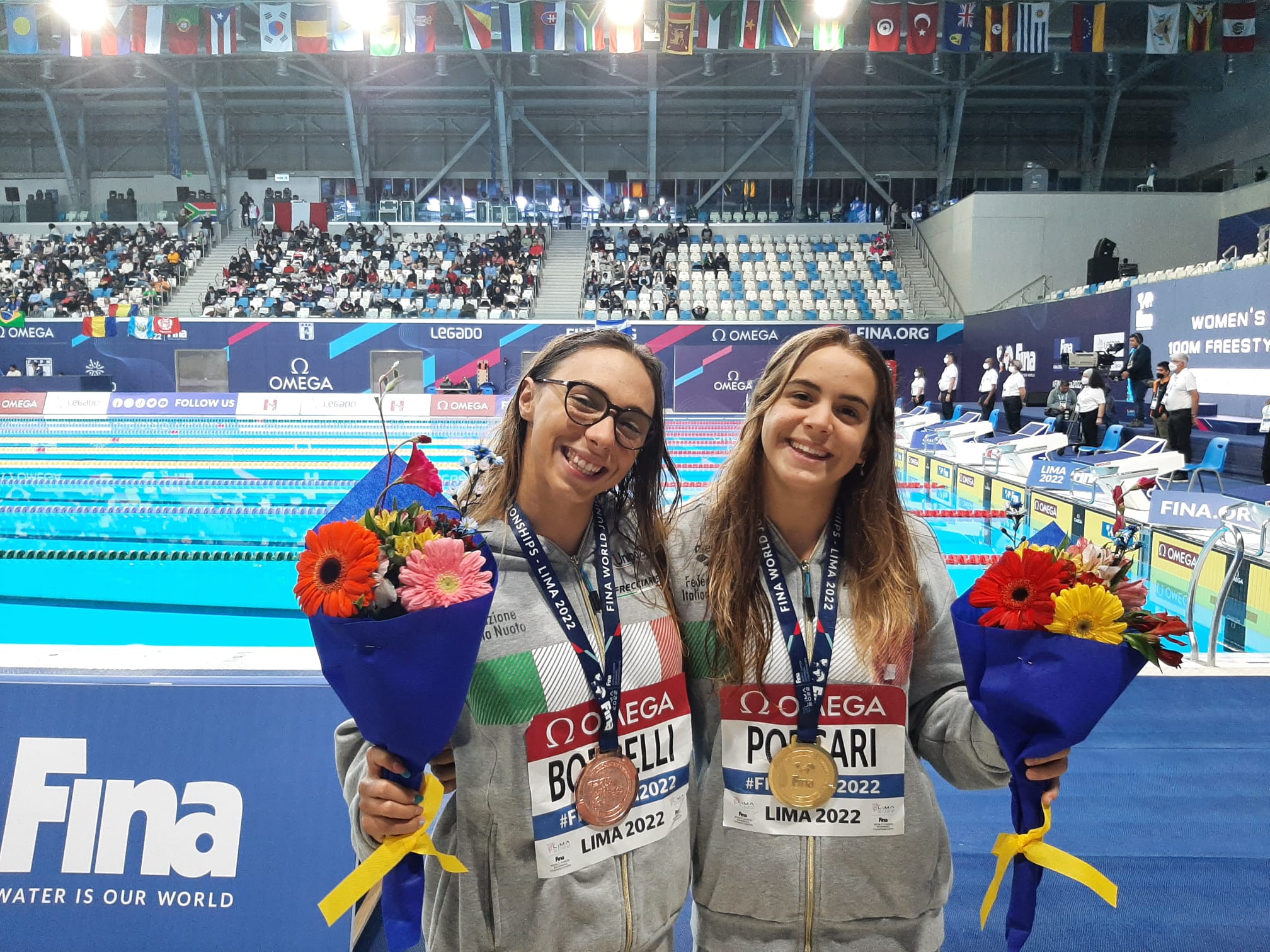 Scopri di più sull'articolo Mondiale juniores di Lima. D2. Anna Porcari 200 farfalla d’ORO. Mista mixed d’argento. Borrelli, Bertoni e Mati di bronzo.