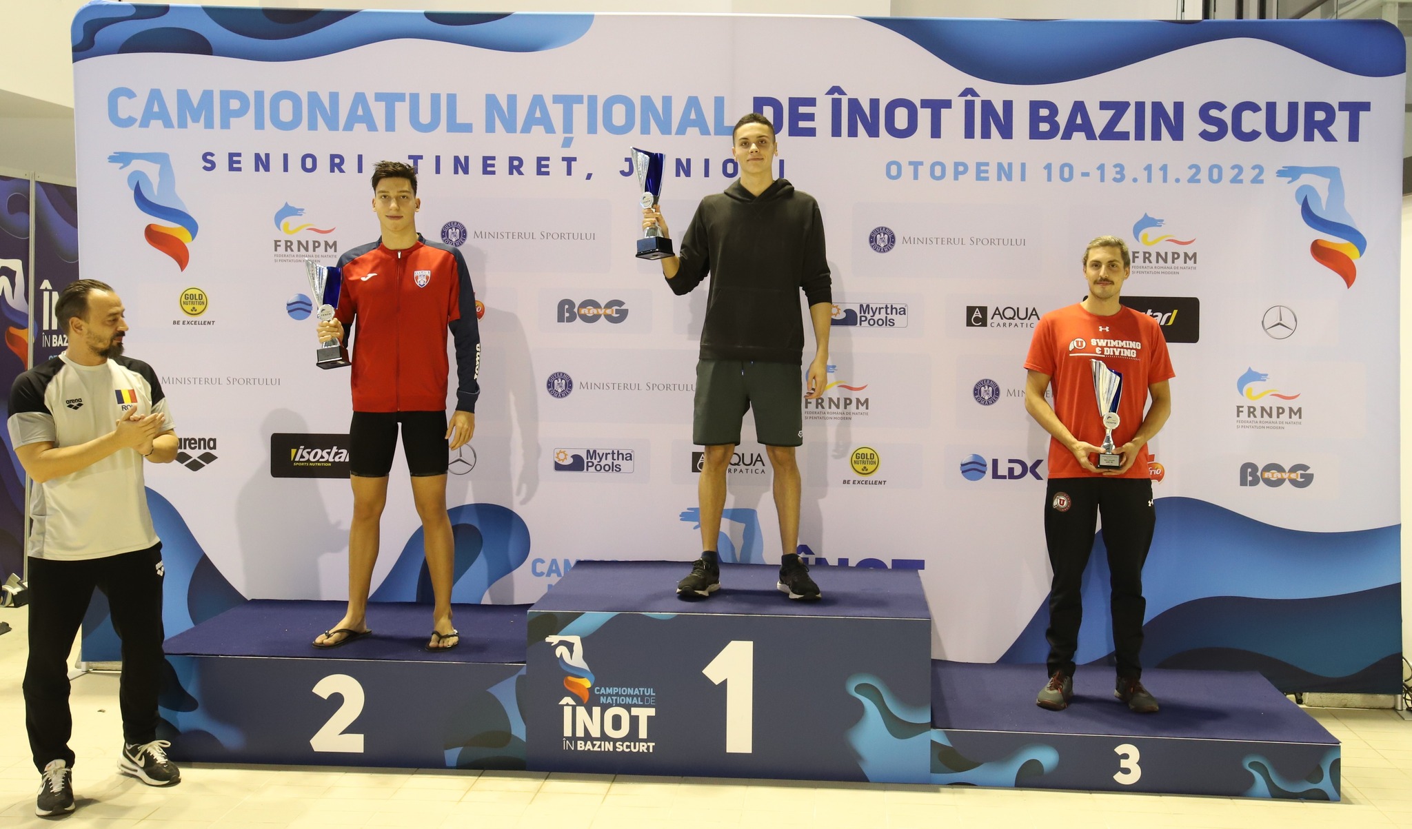 Campionati Romania V25. David Popovici 3 Ori e 2 Argenti.