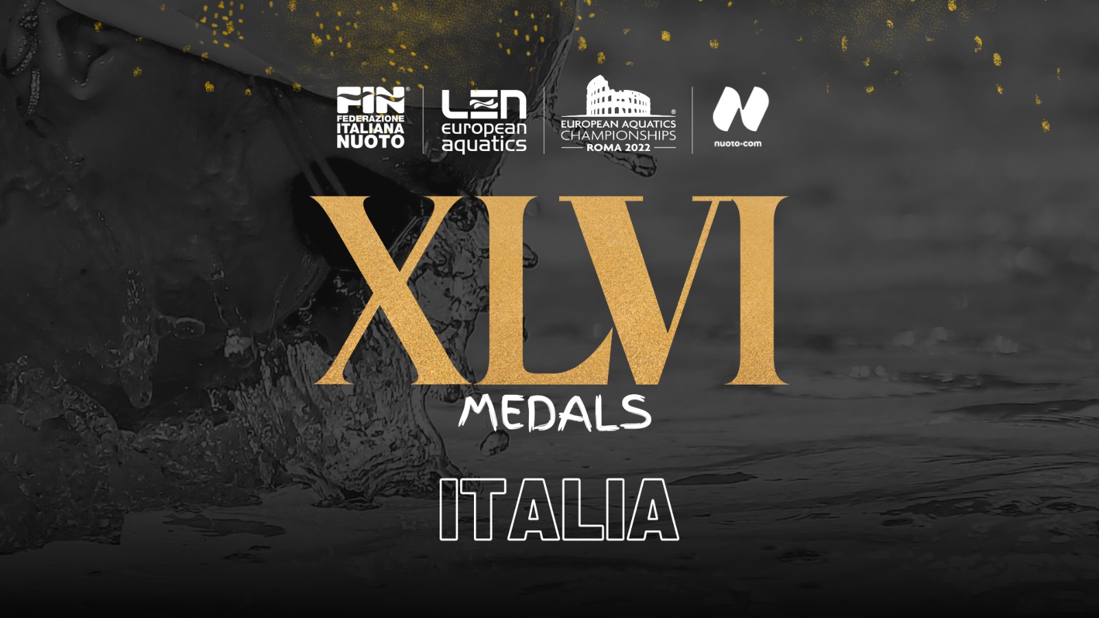 Scopri di più sull'articolo Rivisto il medagliere di ROMA 2022. Tutte le nostre XLVI medaglie dal nuoto in vasca e in acque libere.