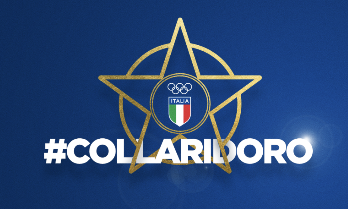 CONI. Assegnati i Collari d’Oro agli azzurri campioni del mondo, la Palma d’Oro ai loro tecnici.