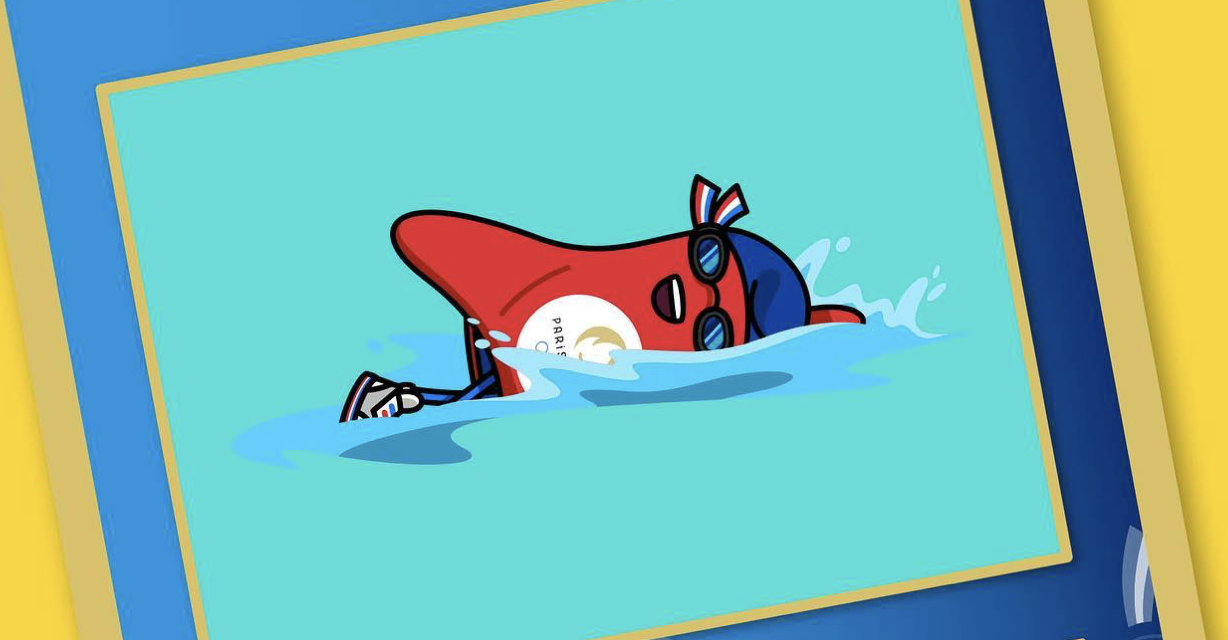 Parigi 2024. Presentate le mascotte olimpiche delle discipline acquatiche.