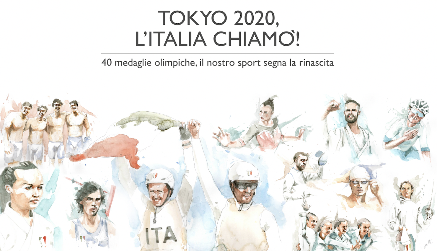 Tanto nuoto nel nuovo libro “L’ITALIA CHIAMÒ! – 40 medaglie olimpiche, il nostro sport segna la rinascita”