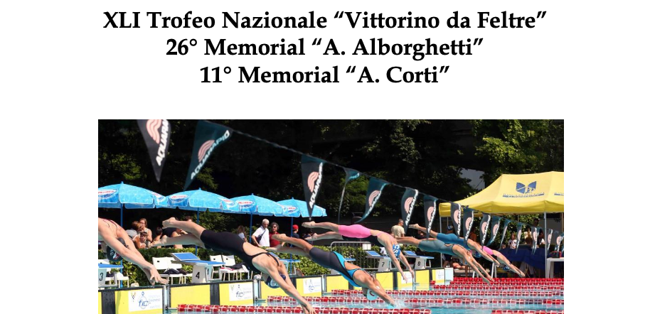 Scopri di più sull'articolo 41° Trofeo “Vittorino da Feltre” – 11° Memorial “A. Corti”