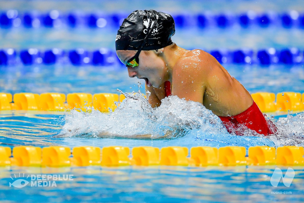 Tests Canada.  Day 5. Summer McIntosh sets a world record in the 400 medley (4.25.87).  The fourth is WRJ.