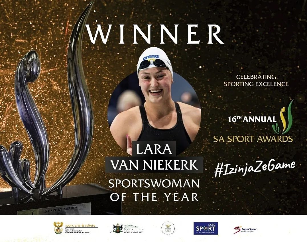 Lara Van Niekerk e Pieter Coetzee sportivi dell’anno in Sudafrica.
