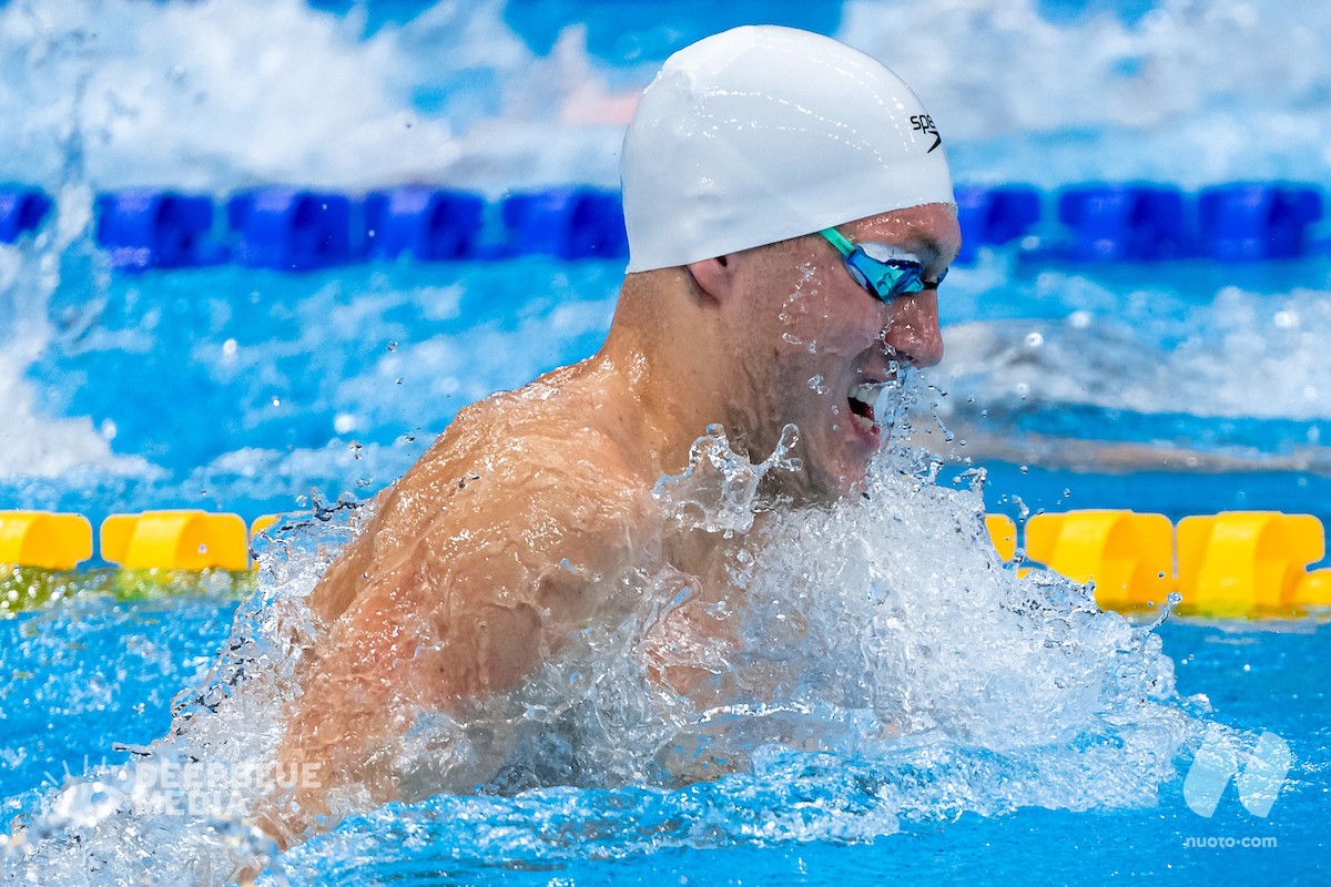 Bielorussia. Ilya Shymanovich: 100 rana (58.41), primo crono al mondo.