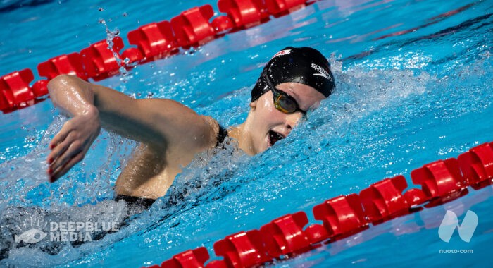 USA. Fran Crippen Swim Meet. Katie Grimes: 400 misti (4.32.45), secondo tempo al mondo.