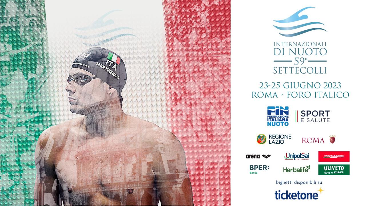 Scopri di più sull'articolo 59° Trofeo Sette Colli. La Entry List. Parata di BIG allo Stadio del nuoto di Roma.