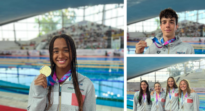 Euro Junior Belgrado. Day 3.  Sara Curtis sprint d'Oro (25.14) =RIC. 4x200 femminile e Christian Mantegazza d'argento. Del Signore ancora da RIR (200 dorso 1.59.74).